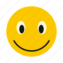 character, emoticon, emotion, face, happy, smile, smiley