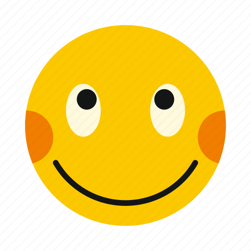 Character, embarrassing, emoticon, emotion, happy, smile, smiley icon - Download on Iconfinder