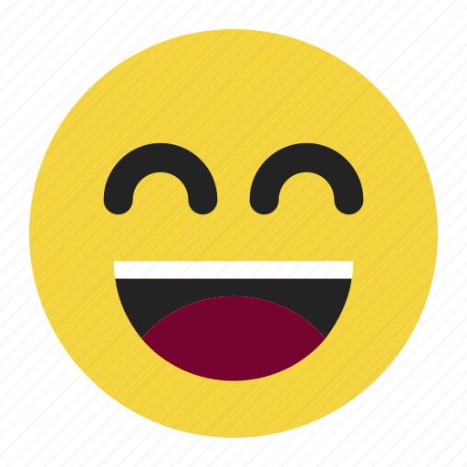 Emoji, emoticon, expression, funny, happy, joke, laugh icon - Download on Iconfinder