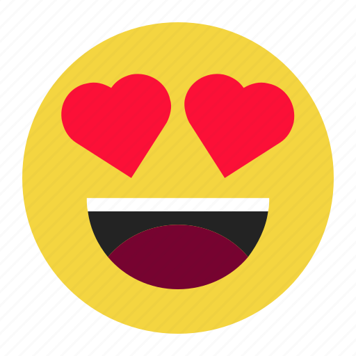Emoji, emoticon, expression, funny, happy, love, smile icon - Download on Iconfinder