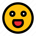 awesome, emoticon, face, emoji, character, yellow, expression, facial, avatar