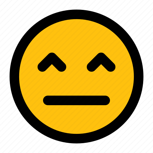 Emoticon, face, emoji, character, yellow, expression, facial icon - Download on Iconfinder