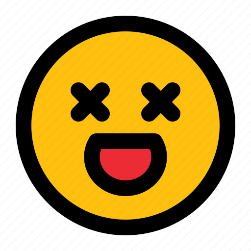 Happies, emoticon, face, emoji, character, yellow, expression icon - Download on Iconfinder