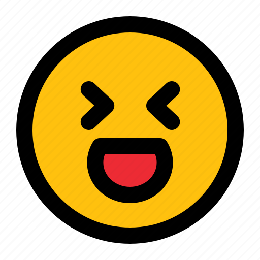 Happy, smile, emoticon, face, emoji, character, yellow icon - Download on Iconfinder