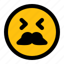 wise, emoticon, face, emoji, character, yellow, expression, facial, avatar