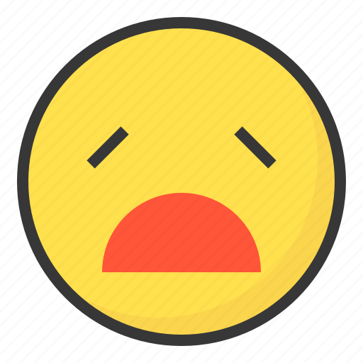 Emoji, emoticon, expression, face, lonely, sad, tired icon - Download on Iconfinder