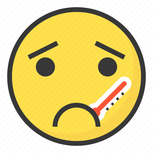 Emoji, emoticon, expression, face, ill, sick icon - Download on Iconfinder