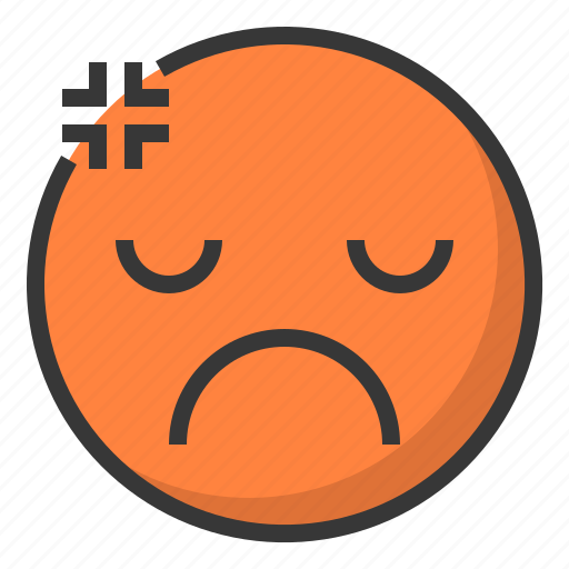 Emoji, emoticon, expression, face, angry, annoyed icon - Download on Iconfinder