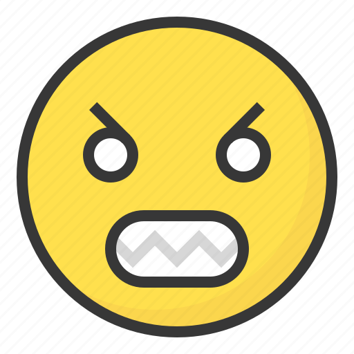 Emoji, emoticon, expression, face, angry, unsatisfied icon - Download on Iconfinder