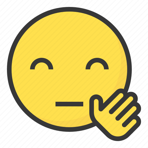 Emoji, emoticon, expression, face, bye icon - Download on Iconfinder