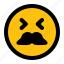 wise, emoticon, face, emoji, character, yellow, expression, facial, avatar 