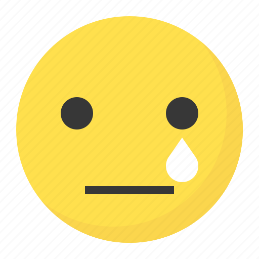 Cry, emoji, emoticon, expression, face icon - Download on Iconfinder
