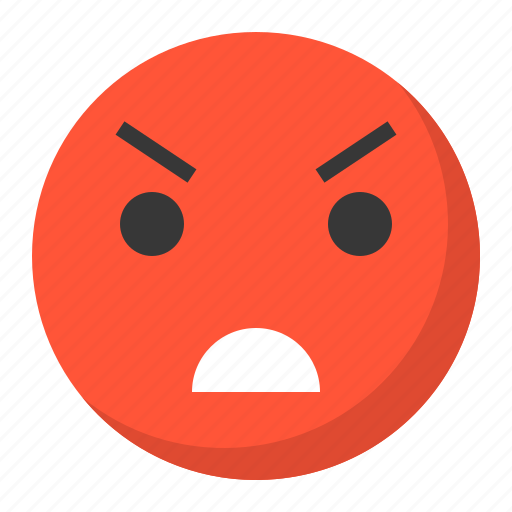 Angry, emoji, emoticon, expression, face icon - Download on Iconfinder