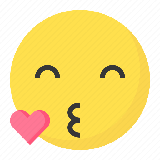 Emoji, emoticon, expression, face, kiss icon - Download on Iconfinder