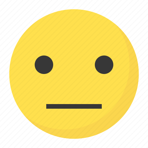 Emoji, emoticon, expression, face, meh icon - Download on Iconfinder