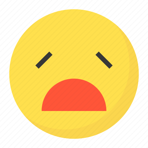 Emoji, emoticon, expression, face, sad, tired icon - Download on Iconfinder