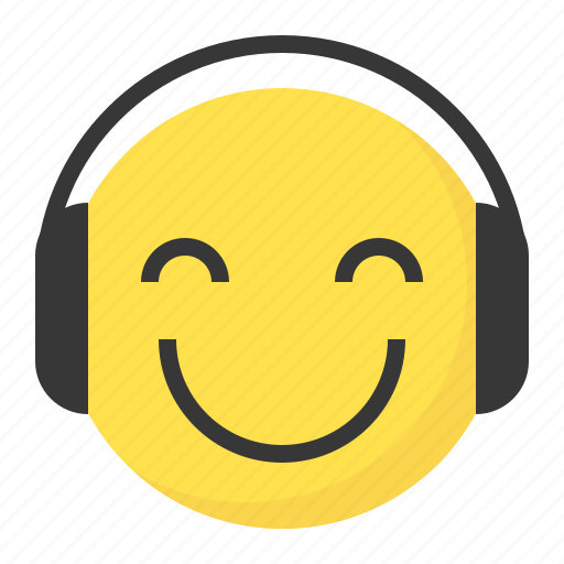 Emoji, emoticon, expression, face, music icon - Download on Iconfinder