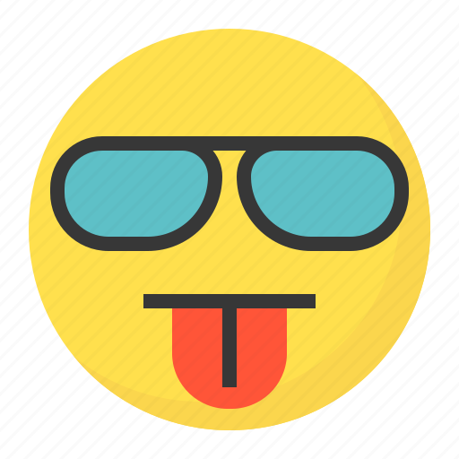 Blah, cool, emoji, emoticon, expression, face icon - Download on Iconfinder