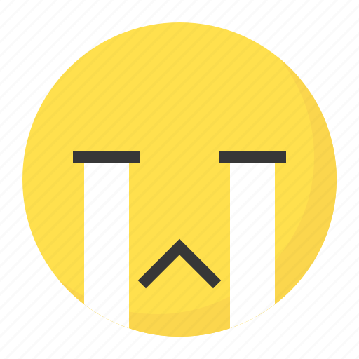Cry, emoji, emoticon, expression, face icon - Download on Iconfinder