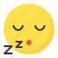 emoji, emoticon, expression, face, sleepy 