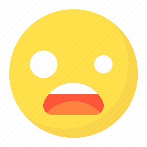 Emoji, emoticon, expression, face, shock, surprise icon - Download on Iconfinder