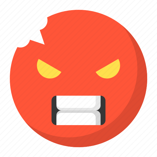 Angry, emoji, emoticon, expression, face icon - Download on Iconfinder