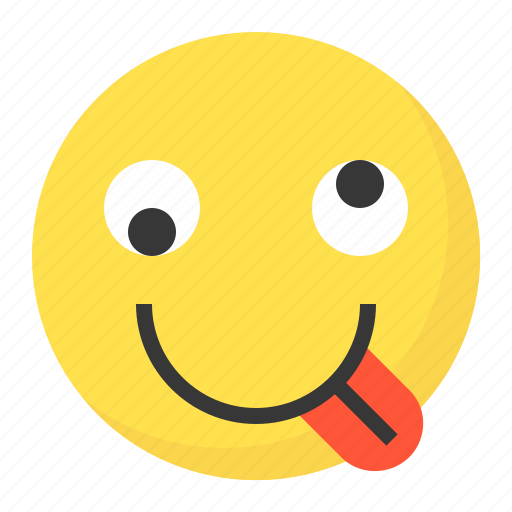 Crazy, emoji, emoticon, expression, face, hyper, silly icon - Download on Iconfinder