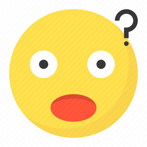Doubt, emoji, emoticon, expression, face, lost icon - Download on Iconfinder