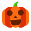 emoji, emoticon, halloween, lantern, pumpkin, shock, spooky 