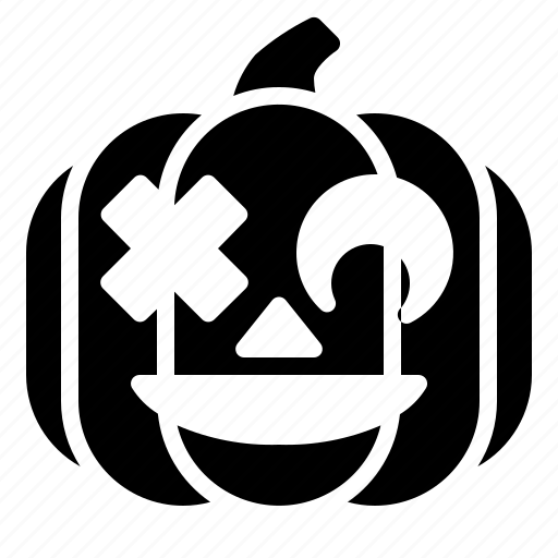 Crazy, emoji, emoticon, halloween, lantern, pumpkin, spooky icon - Download on Iconfinder