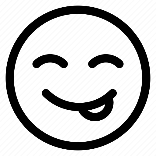 Emoji, emoticon, expression, face, line, outline icon - Download on Iconfinder