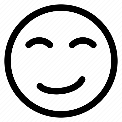 Emoji, emoticon, face, line, outline, smiley icon - Download on Iconfinder