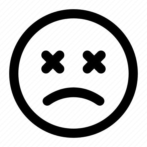 Sad, emoticon, face, emoji, character, yellow, expression icon - Download on Iconfinder