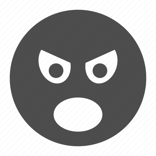 Angry, emote, emoticon, face, screaming, smiley, smiley face icon - Download on Iconfinder