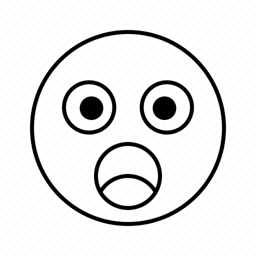 Emoticon, face, shocked, surprised icon - Download on Iconfinder