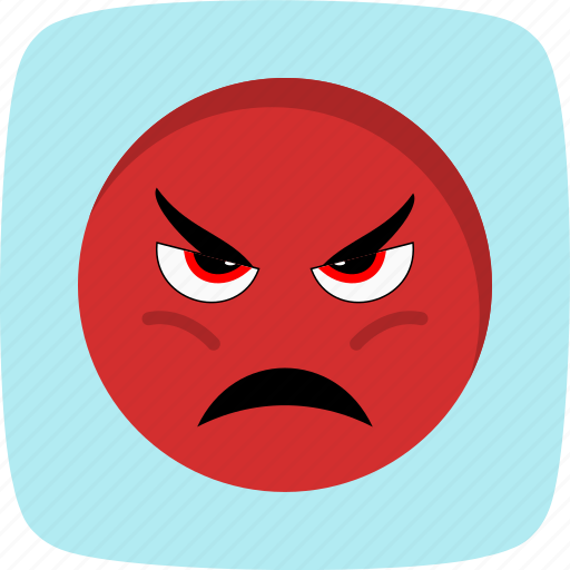 Angry, emoticon, smiley icon - Download on Iconfinder