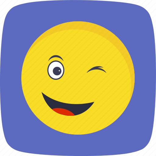 Emoticon, smiley, wink icon - Download on Iconfinder