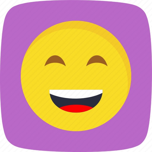 Emoticon, laughing, smile icon - Download on Iconfinder