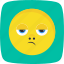 disappointed, emoticon, smiley 