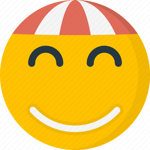 Cap, emoticons, face, happy, smile, smiley, hat icon - Download on Iconfinder