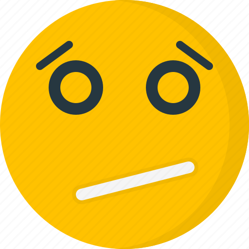 Confused, emoticons, face, scared, expression, sad icon - Download on Iconfinder