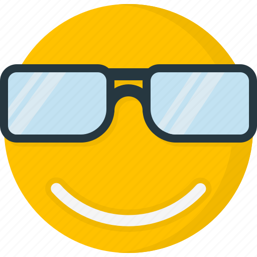 Cool, emoticons, face, happy, smile, smiley, sunglass icon - Download on Iconfinder