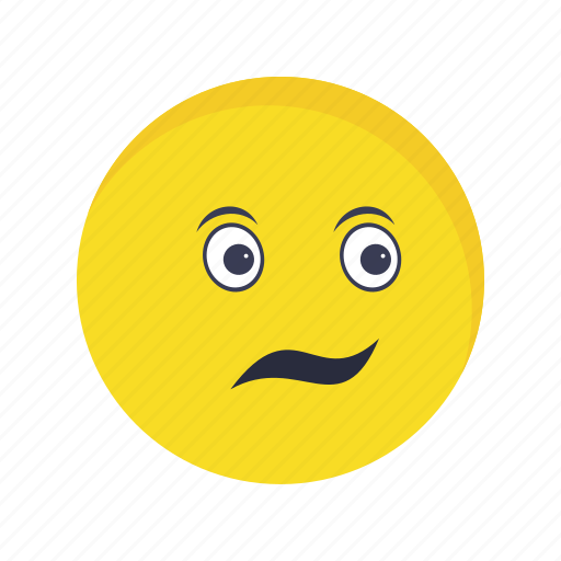 Confused, emoticon, emoji icon - Download on Iconfinder