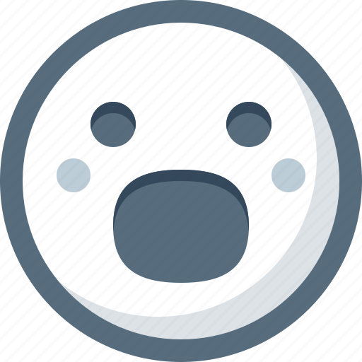Amazed, emoticon, face, smile, smiley icon - Download on Iconfinder