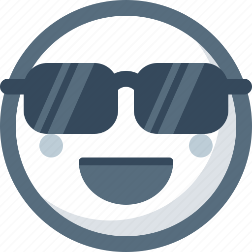Cool, emoticon, face, smile, smiley, sunglasses icon - Download on Iconfinder