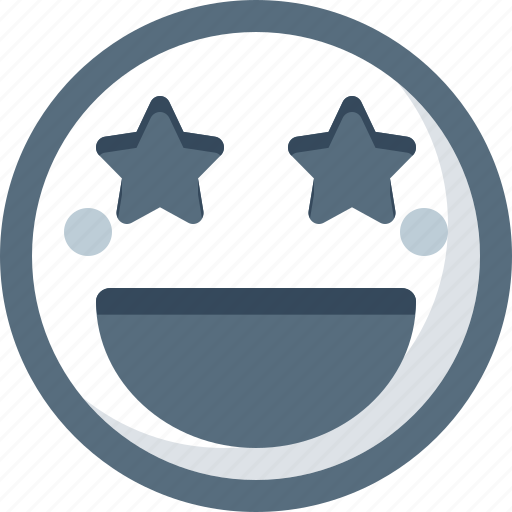 Emoticon, face, famous, smile, smiley, star icon - Download on Iconfinder