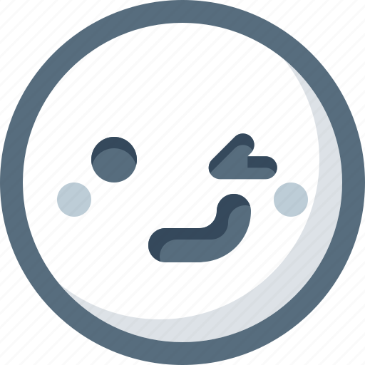 Emoticon, face, smile, smiley, wink icon - Download on Iconfinder