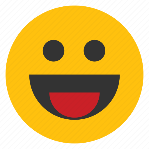 Emoticons, happy smiley, smiley, emoji, emoticon, expression icon - Download on Iconfinder