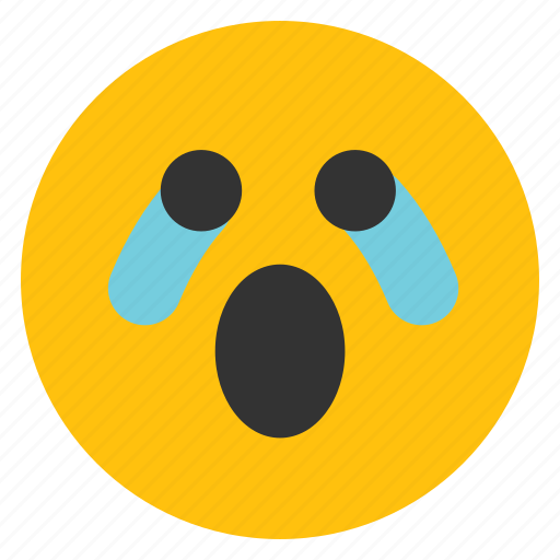 Crying, devastated, emoticons, sad, shocked, smiley, tears icon - Download on Iconfinder