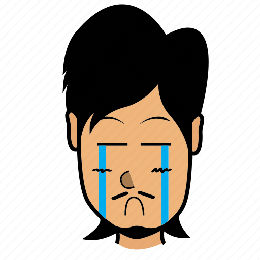 Emotion, face, man, avatar, crying, person icon - Download on Iconfinder